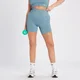 Pantalón corto acanalado sin costuras Tempo para mujer de MP - Azul grafito