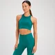 Sujetador deportivo sin costuras Tempo Illusion para mujer de MP - Verde jade