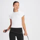 Camiseta de manga corta Tempo Basics para mujer de MP - Blanco