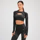Camiseta corta de manga larga y sin costuras Tempo Ultra para mujer de MP - Negro