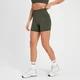 Pantalón supercorto sin costuras Rest Day para mujer de MP - Verde grisáceo