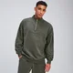 Sudadera con cremallera de 1/4 Rest Day para hombre de MP - Verde grisáceo
