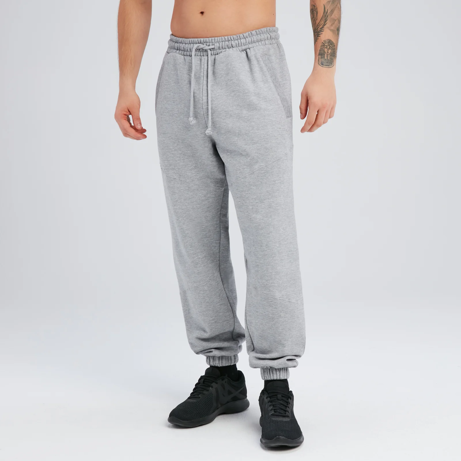 Pantalón deportivo extragrande Rest Day para hombre de MP - Gris tormenta jaspeado - XS Imagen 1