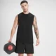 Camiseta sin mangas con sisas caídas Adapt para hombre de MP - Negro
