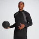 Camiseta con cremallera de 1/4 Tempo para hombre de MP - Negro