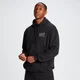 Sudadera con capucha Tempo de algodón para hombre de MP - Negro
