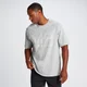 Camiseta extragrande Tempo de algodón para hombre de MP - Gris tormenta jaspeado