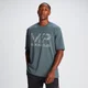 Camiseta extragrande Tempo de algodón para hombre de MP - Gris pizarra