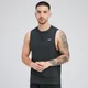Camiseta sin mangas Tempo para hombre de MP - Negro jaspeado