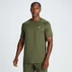 Camiseta de manga corta de entrenamiento para hombre de MP - Verde aceituna
