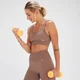 Sujetador deportivo sin costuras de MP x Tatiana - Avellana