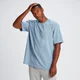 Camiseta extragrande con gráfico Team MP para hombre de MP - Azul suave