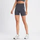 Pantalón corto de ciclismo sin costuras Shape para mujer de MP - Grafito