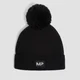 Gorro con pompón de MP - Negro