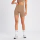 Pantalón corto de ciclismo sin costuras Shape para mujer de MP - Toffee