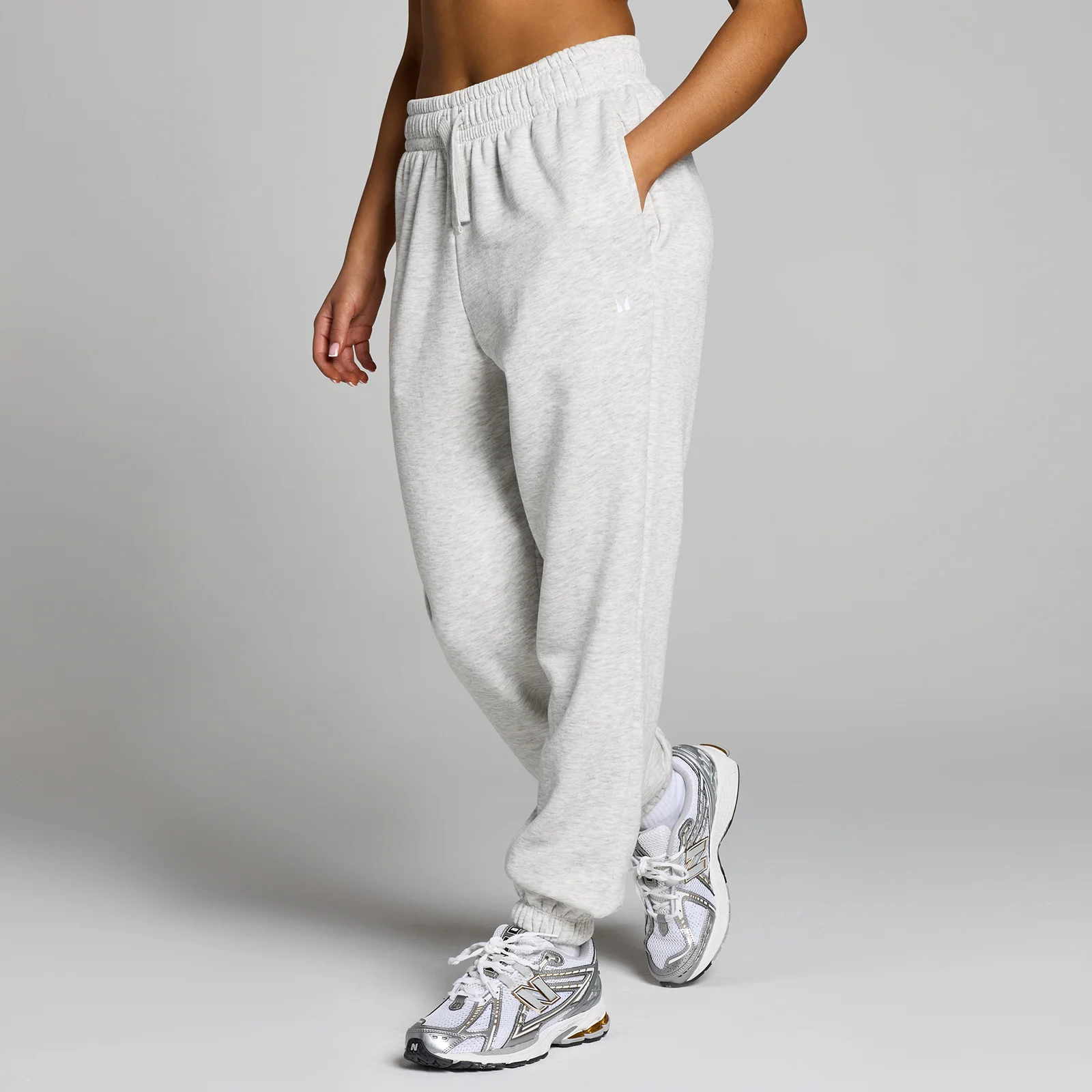 Pantalón deportivo Basics para mujer de MP - Gris claro jaspeado - XXS Imagen 1