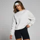 Sudadera extragrande Basics para mujer de MP - Gris claro jaspeado