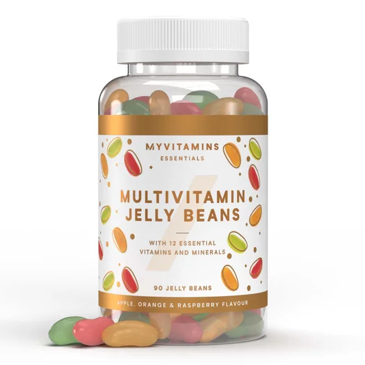 Gominolas Multivitamínicas - 90Gominolas - Apple, Orange & Raspberry (Jelly Beans)