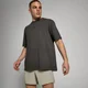Camiseta extragrande de efecto lavado Tempo para hombre de MP - Negro lavado
