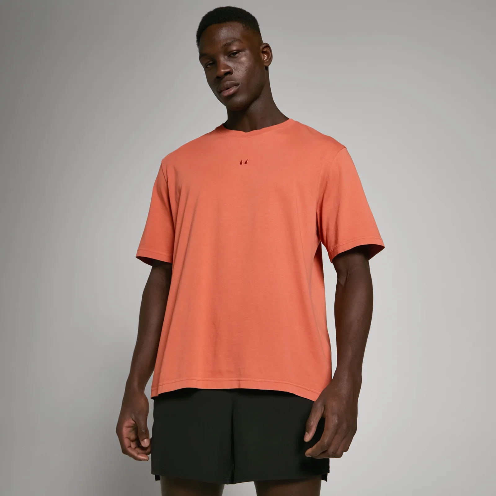 Camiseta extragrande de efecto lavado Tempo para hombre de MP - Ladrillo lavado - XS Imagen 1