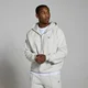 Sudadera gruesa con capucha y cremallera integral Lifestyle para hombre de MP - Gris claro jaspeado