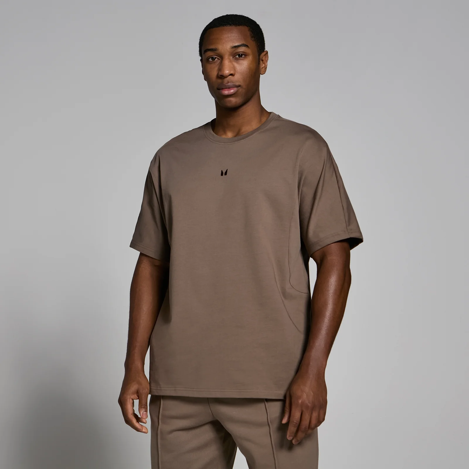 Camiseta gruesa extragrande Lifestyle para hombre de MP - Marrón suave - XS Imagen 1