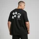 Camiseta extragrande con gráfico Tempo para hombre de MP - Negro