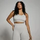 Sujetador acanalado Lifestyle para mujer de MP - Gris claro