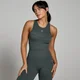 Camiseta de tirantes acanalada Lifestyle para mujer de MP - Negro sombra