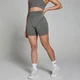 Pantalón supercorto sin costuras Tempo Ultra geométrico para mujer de MP - Gris carbón