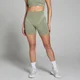 Pantalón supercorto sin costuras Tempo Ultra geométrico para mujer de MP - Marrón grisáceo