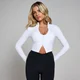 Chaqueta corta de tirantes Tempo para mujer de MP - Blanco