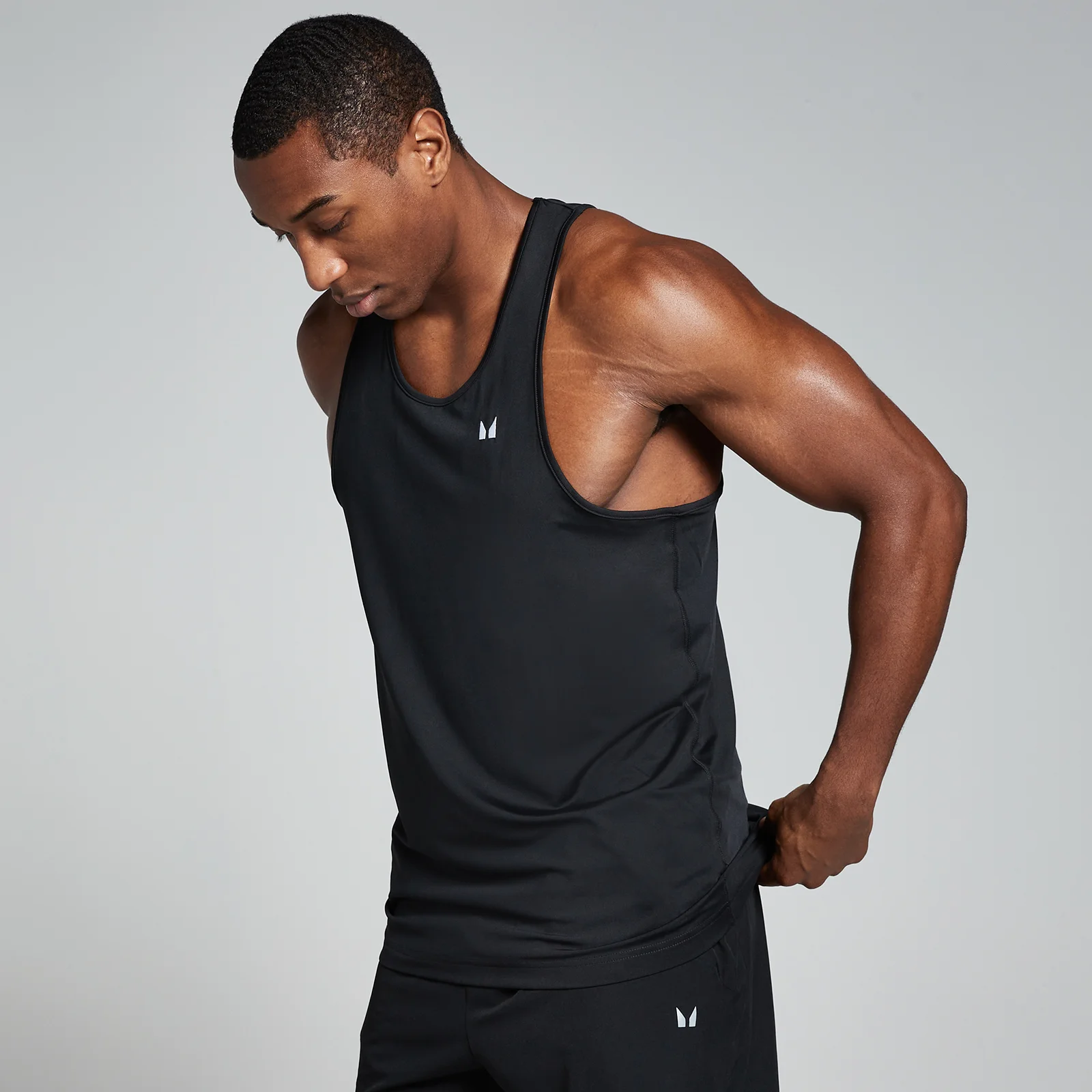 Camiseta de entrenamiento de tirantes para hombre de MP - Negro - XXS Imagen 1