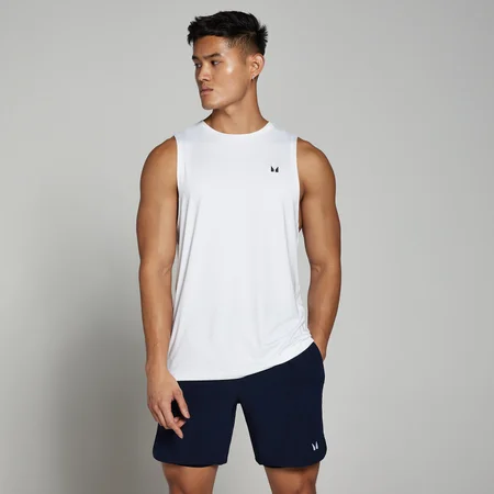 Camiseta sin mangas de entrenamiento para hombre de MP - Blanco