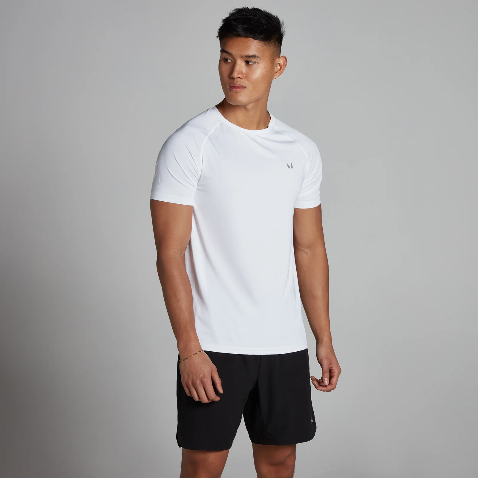 Camiseta de entrenamiento de manga corta para hombre de MP - Blanco - XXS Imagen 1
