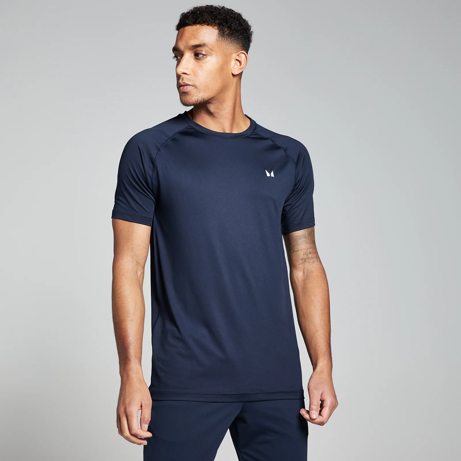 Camiseta de entrenamiento de manga corta para hombre de MP - Azul marino - XXS Imagen 1