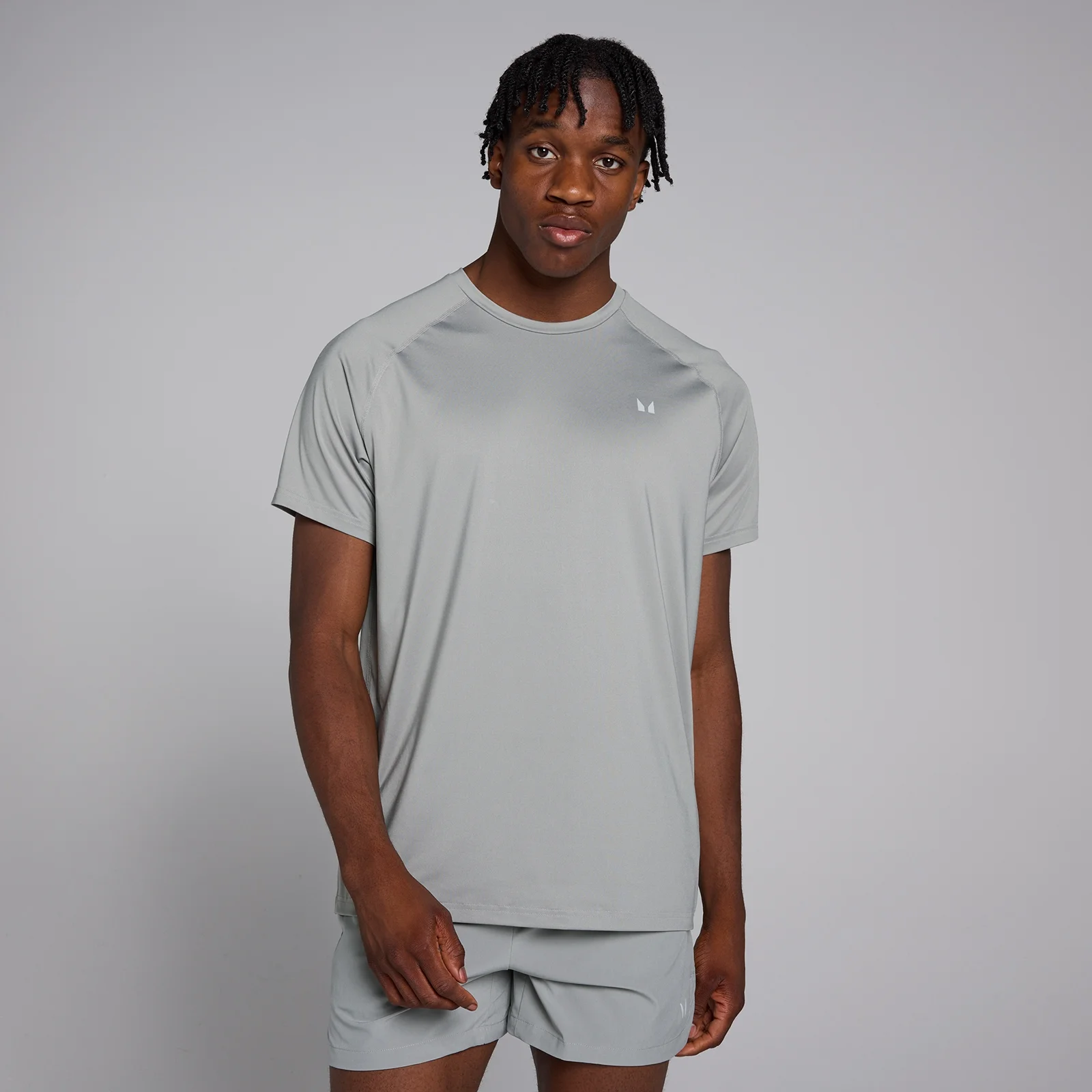 Camiseta de entrenamiento de manga corta para hombre de MP - Gris tormenta - S Imagen 1