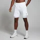 Pantalón corto de entrenamiento 2 en 1 para hombre de MP - Blanco
