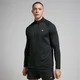 Camiseta de entrenamiento con cremallera de 1/4 para hombre de MP - Negro