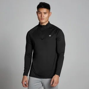 Camiseta de entrenamiento con cremallera de 1/4 para hombre de MP - Negro - Size XXS