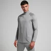 Camiseta de entrenamiento con cremallera de 1/4 para hombre de MP - Gris tormenta