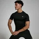 Camiseta interior de entrenamiento de manga corta para hombre de MP - Negro