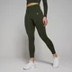 Mallas sin costuras con largo por encima del tobillo Shape para mujer de MP - Verde bosque
