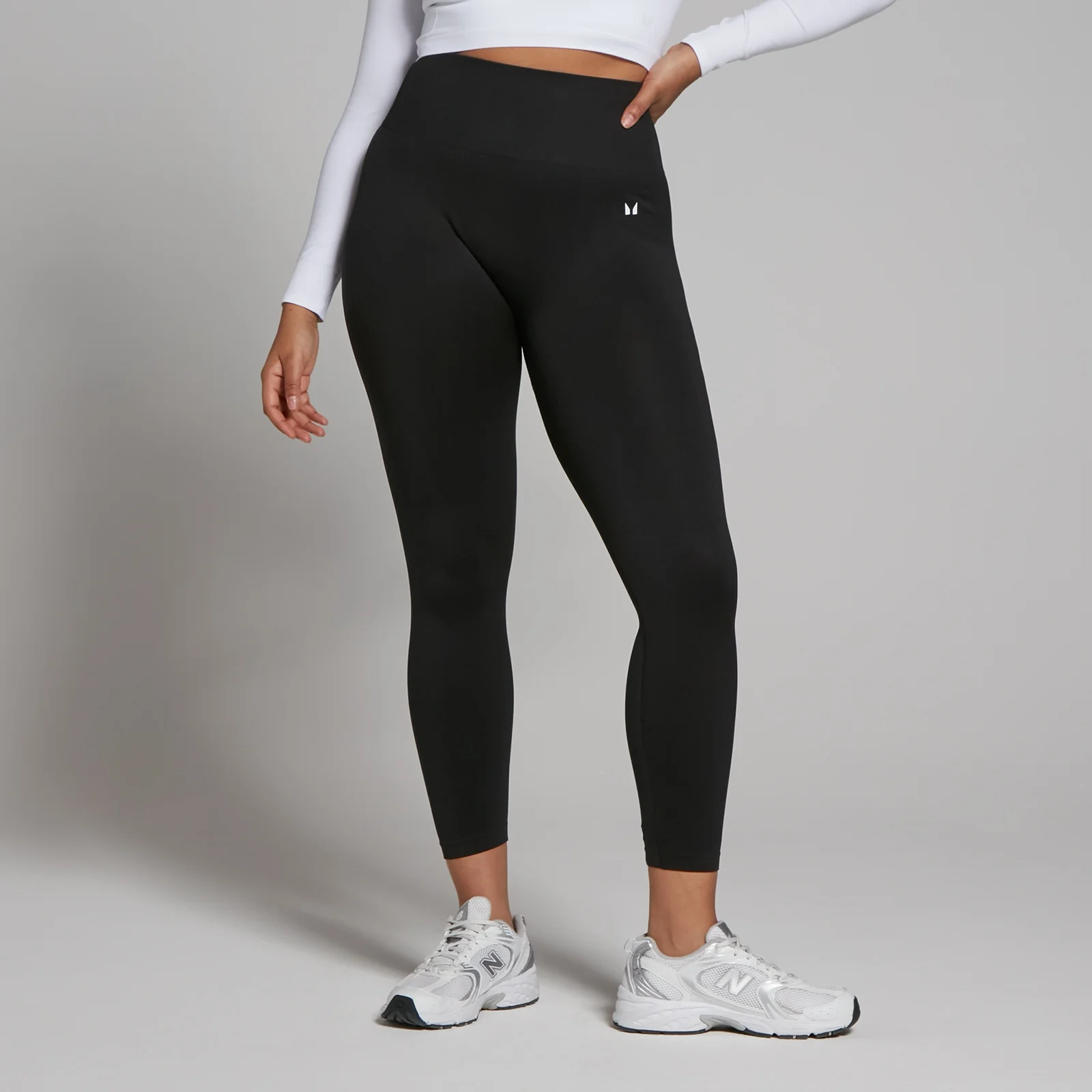 Mallas sin costuras con largo por encima del tobillo Shape para mujer de MP - Negro - M Imagen 1