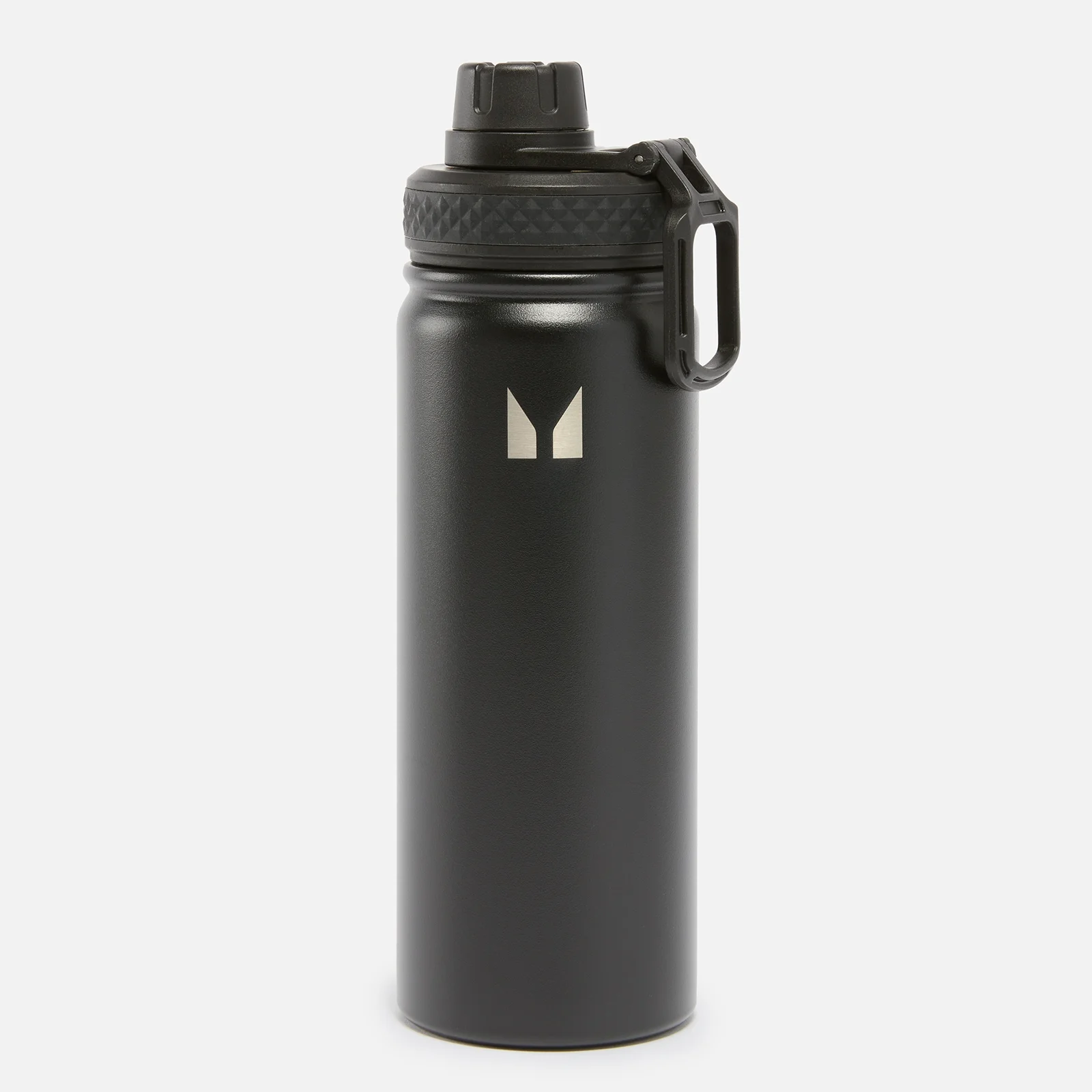 Botella de agua metálica mediana - Negro Imagen 1