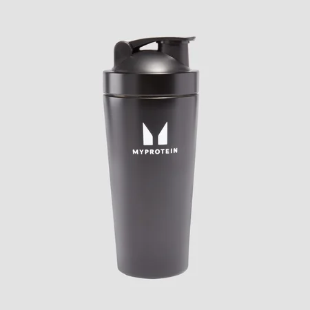 Vaso mezclador de metal reciclado de MyProtein - Negro