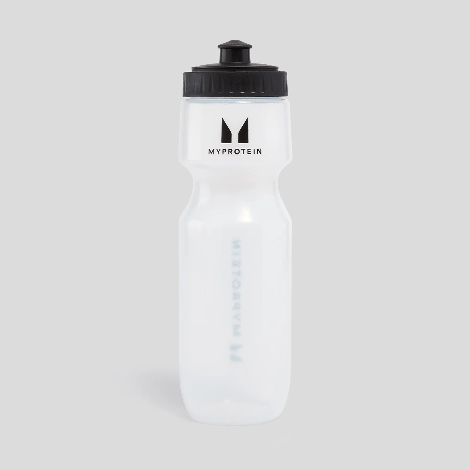 Botella de agua deportiva de Myprotein - Transparente/negro Imagen 1