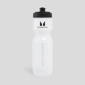 Botella de agua deportiva de Myprotein - Transparente/negro - undefined undefined