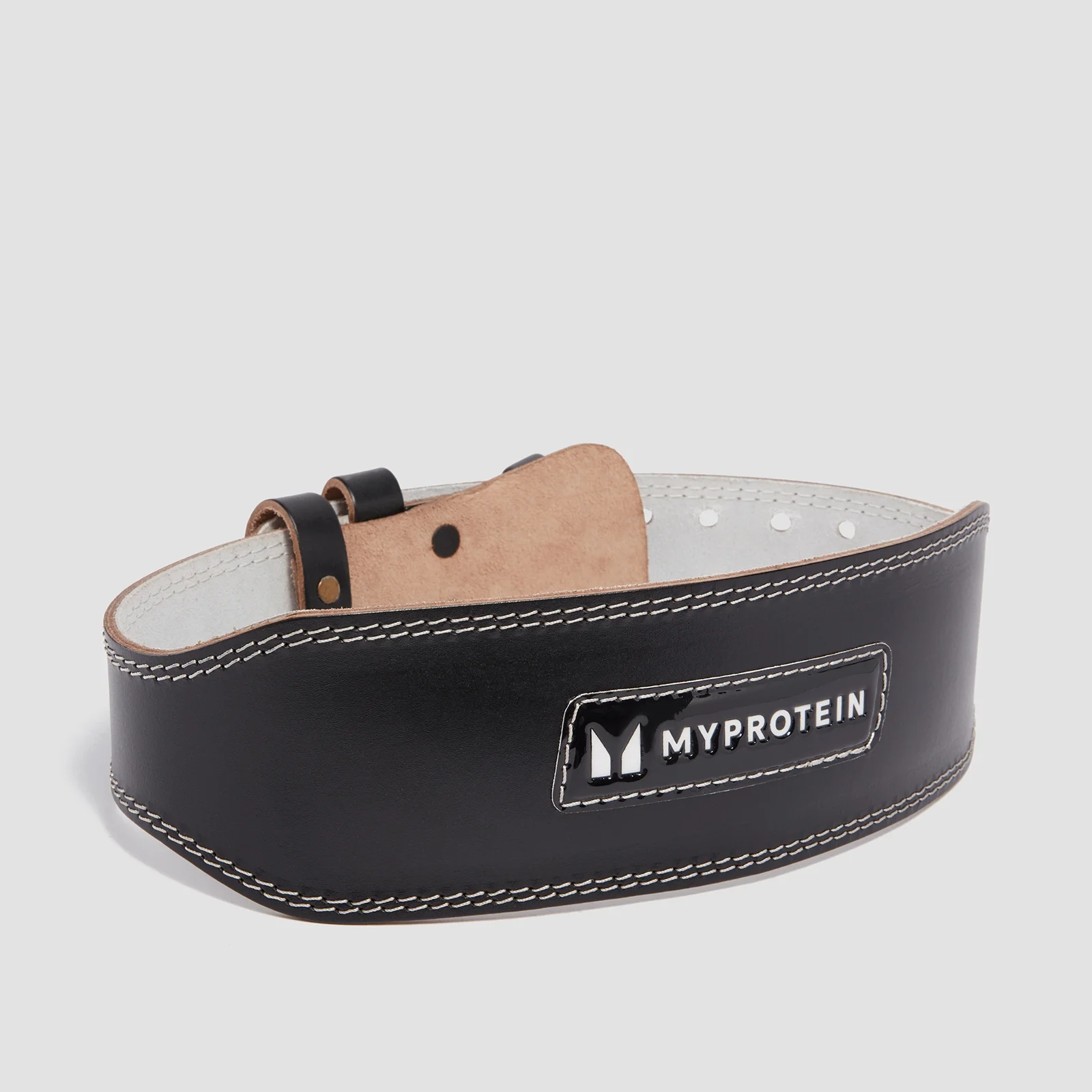 Cinturón de levantamiento de cuero de Myprotein - Negro - Small (23-32 Inch) Imagen 1