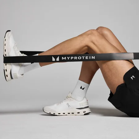 Cinta de resistencia de Myprotein, una unidad (23-54 kg) - Negro